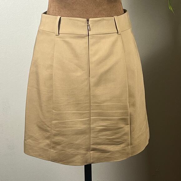 Express Beige Mini Skirt Size 2 - Picture 3 of 4